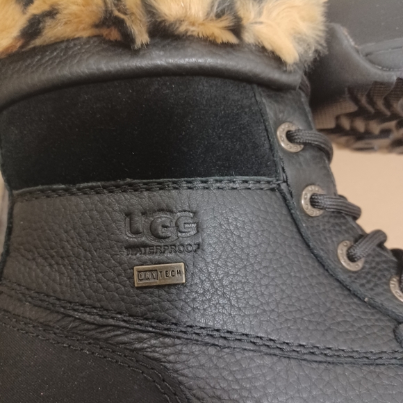 UGG Women's Adirondack III Panther Waterproof Cold Weather Boots (Butterscotch) - Picture 6 of 10